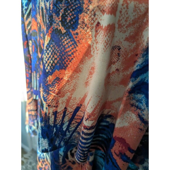Susan Graver Multicolor Abstract Print Blouse - Picture 4 of 12